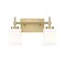 Z-Lite Cadoc 2 Light Vanity, 15in. W x 9in. H, Modern Gold 622-2V-MGLD - alternate 3